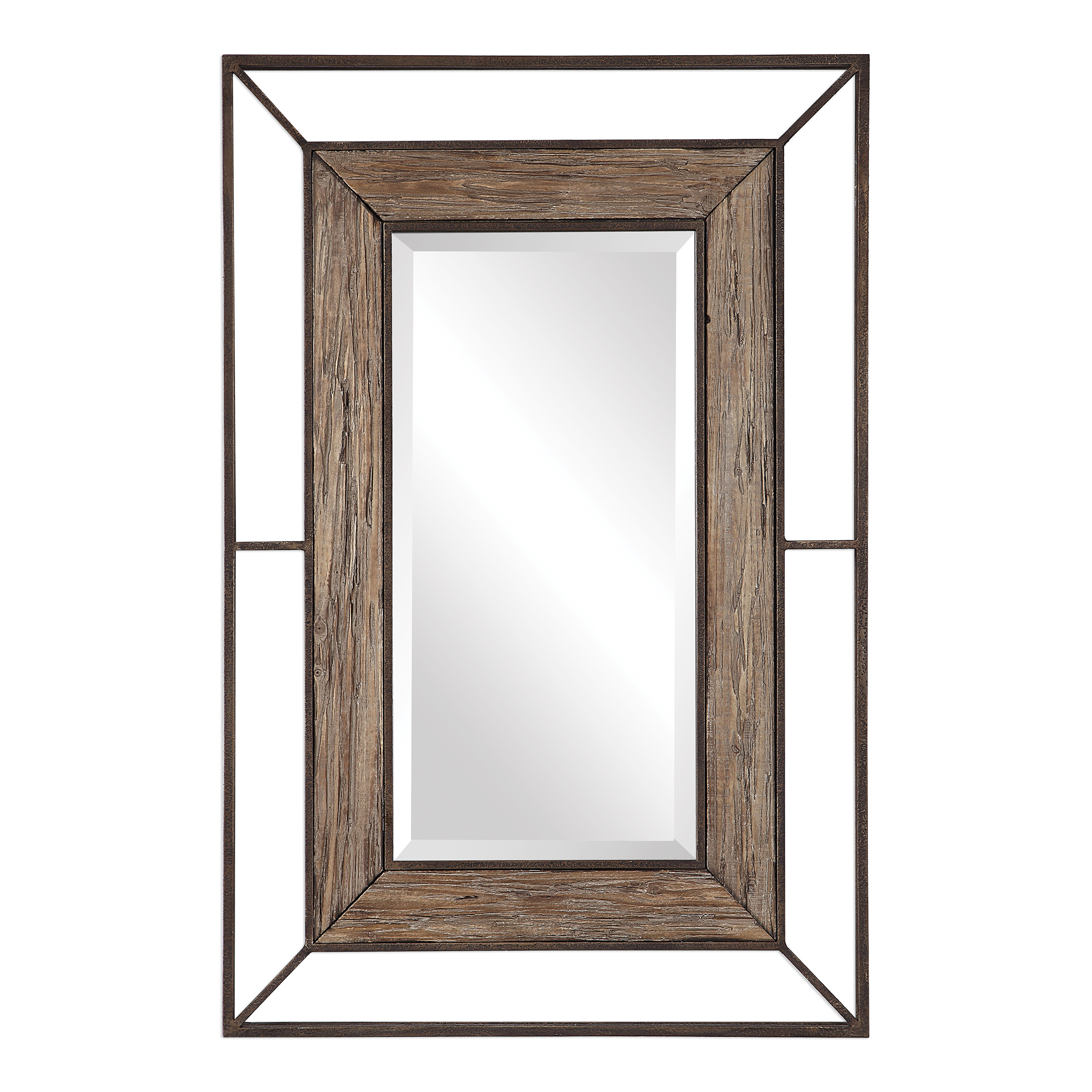 Picture of WARD OPEN FRAMED WOOD MIRROR